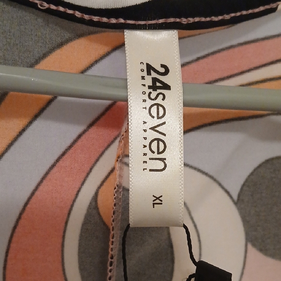 Seven7 Colorful Swirl Midi Dress - Picture 2 of 3